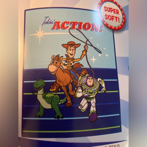 NEW DISNEY PIXAR TOY STORY PLUSH THROW - Picture 1 of 4